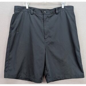 Under Armour Golf Short Men's Performance Sz 40R Black Flat Front Casual Outdoor